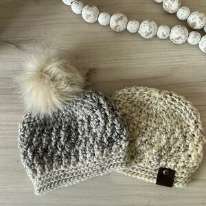 Handmade Crochet Baby Beanies